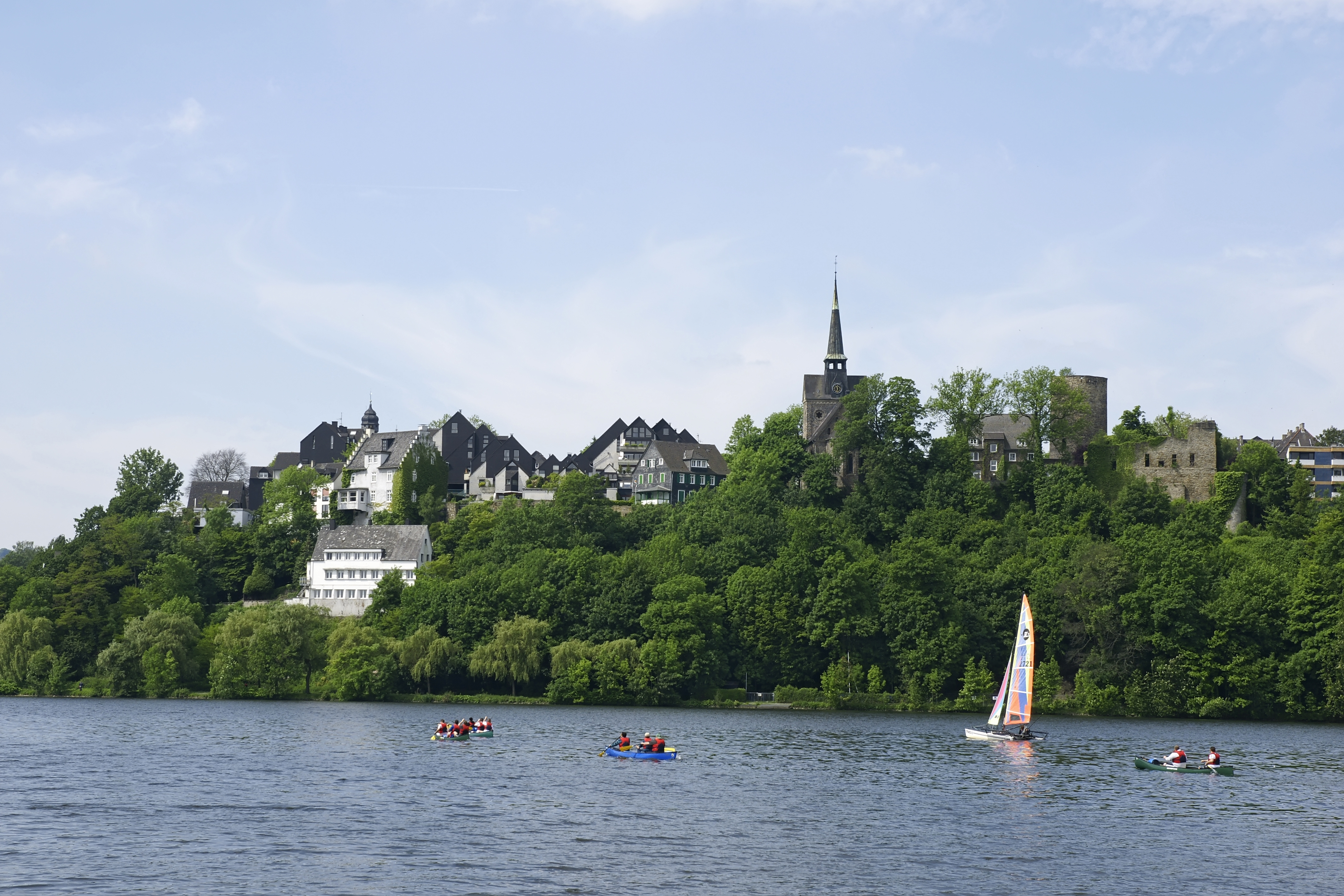 Ausflügler in Wetter im Ennepe-Ruhr-Kreis