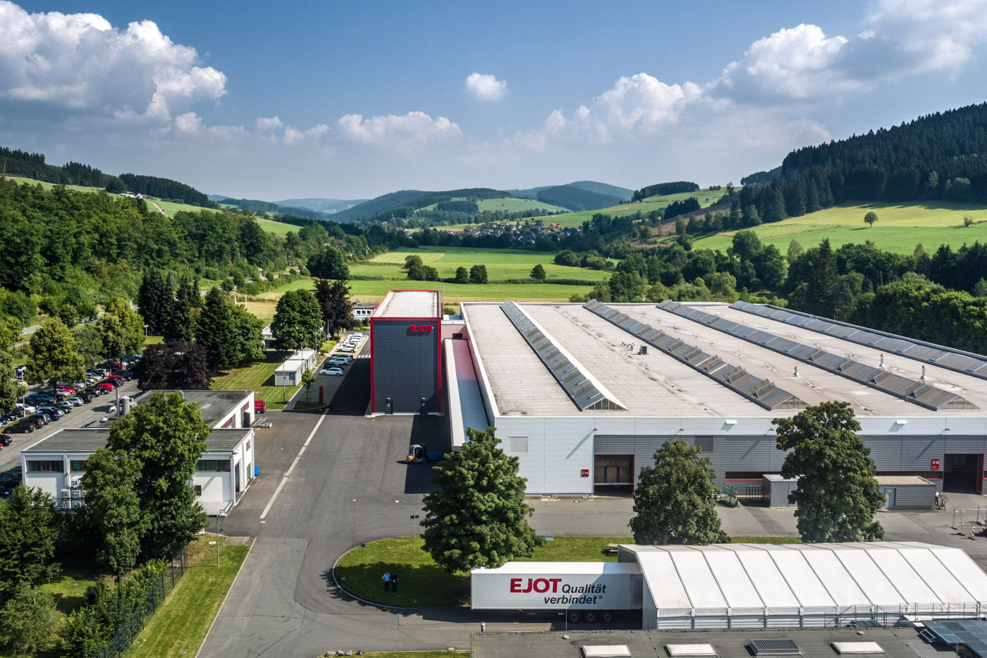 Firmengelände in Bad Berleburg (Kreis Siegen-Wittgenstein)