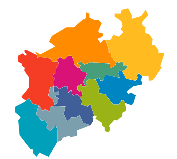 Kulturregionen in NRW