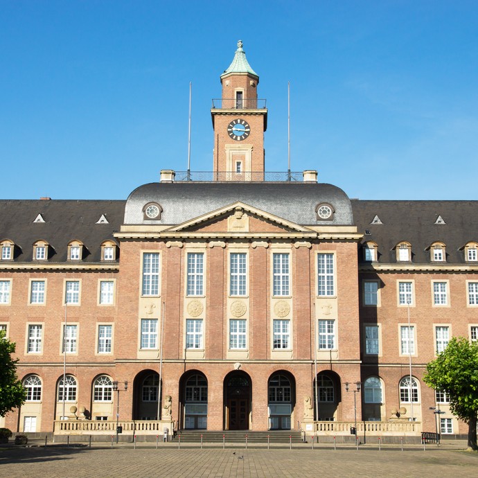 Rathaus in Herne (vergrößerte Bildansicht wird geöffnet)