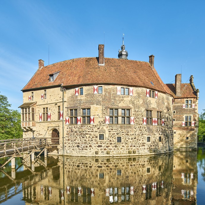Burg Vischering in Coesfeld (vergrößerte Bildansicht wird geöffnet)